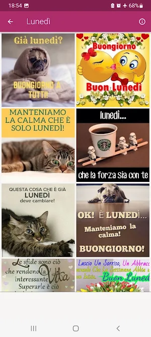 Immagini Giorni Settimana Screenshot 2