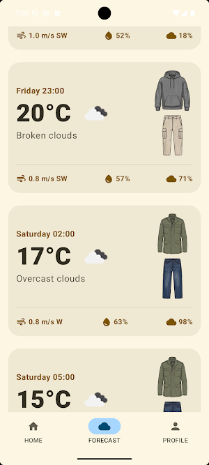 WhatToWear Screenshot 3