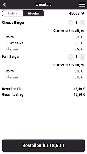 Burger Fam Recklinghausen Screenshot 1