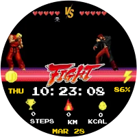 Fighter Animated Watch Face