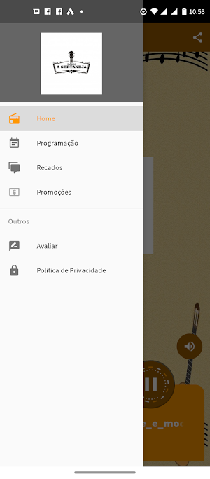 Rádio a Sertaneja Screenshot 1