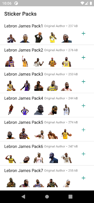Lebron James Stickers Screenshot 1
