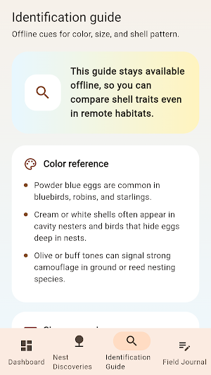 OrnithoNest Insight Screenshot 3