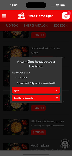 Pizza Home Eger Screenshot 2