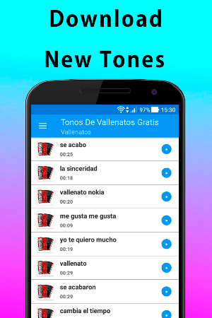 Ringtones vallenatos Screenshot 0