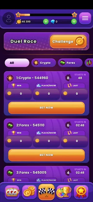 Market Races - Predict & Win! Screenshot 0