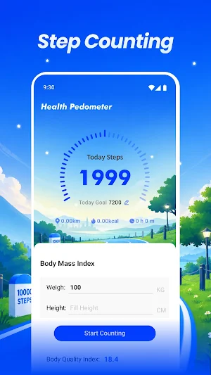 Health Pedometer Screenshot 0