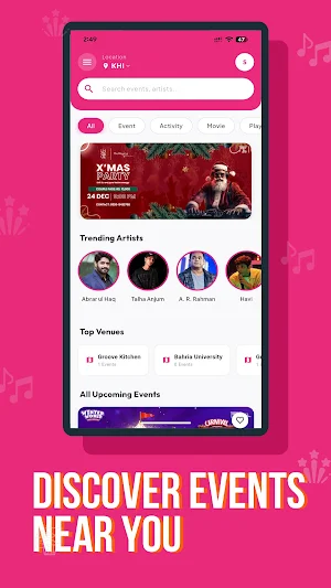 PassGhar: Concerts & Tickets Screenshot 1