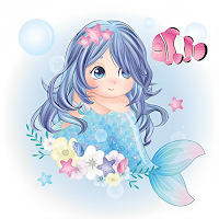 cute mermaid wallpaper