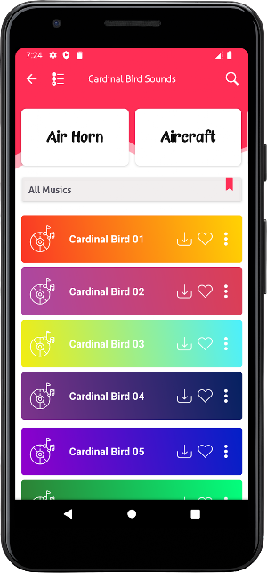 Cardinal Bird Sounds Screenshot 1