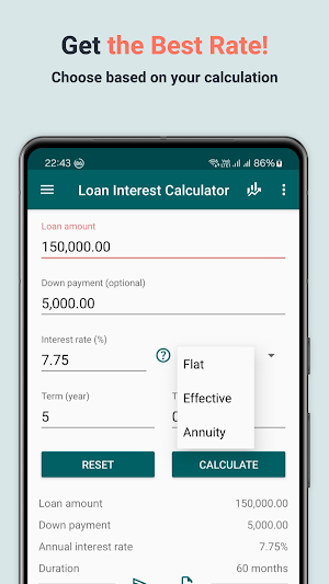 iLoanCalc–EMI Loan Calculator Screenshot 2
