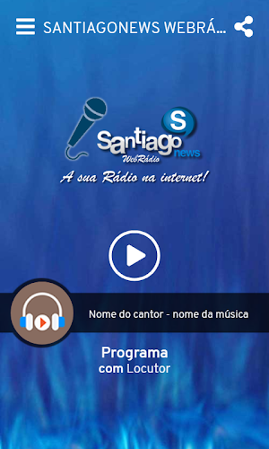 Santiagonews WebRádio Screenshot 1