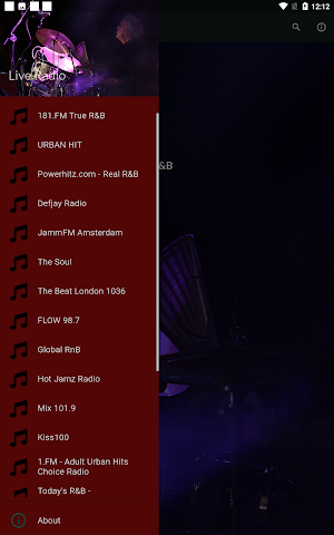Rhythm And Blues Radios Live Screenshot 1