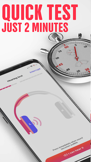 Hearing test, Audiogram Screenshot 2