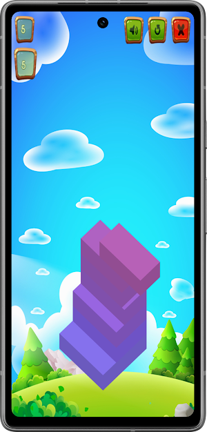 Perfect Block Fit Drop Game Screenshot 2