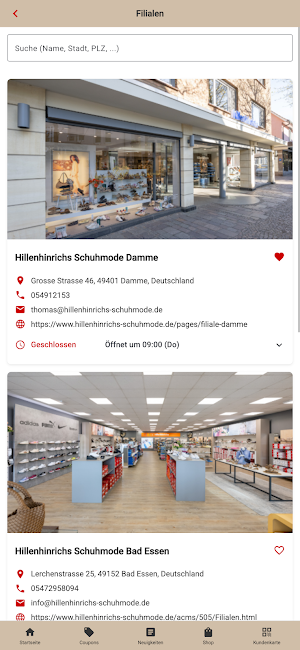 Hillenhinrichs Schuhmode Screenshot 2