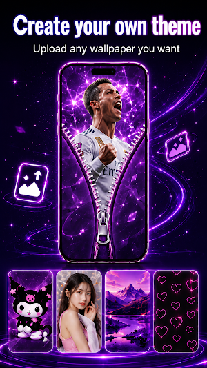 Zipper Lock Screen Customizer Screenshot 2