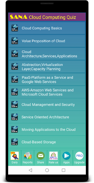 Cloud Computing Quiz Screenshot 0