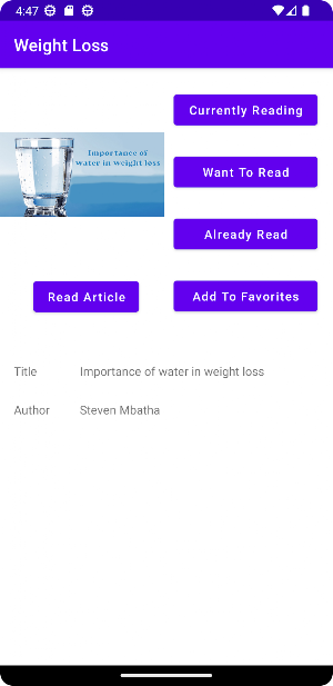 Weight Loss for Men and Women Screenshot 2