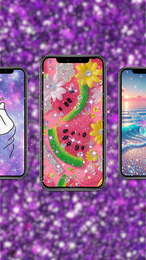 Girly Glitter Live Wallpaper Screenshot 2