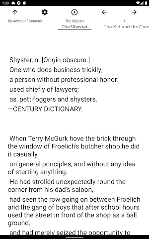 Book, By Advice of Counsel Screenshot 3