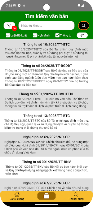Thư Viện Luật Screenshot 2
