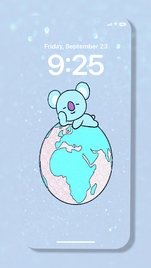 Blue Koala Wallpaper Screenshot 2