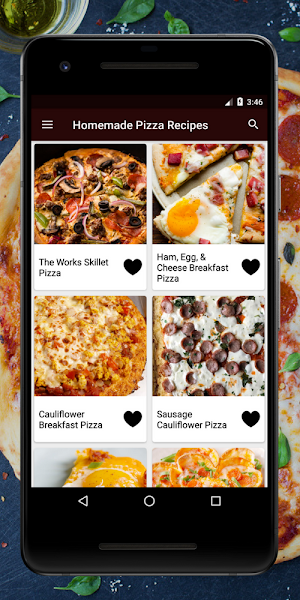 Pizza Recipes: Homemade Pizza Recipes Offline Screenshot 2