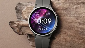 Neon Space - Watch Face Screenshot 1