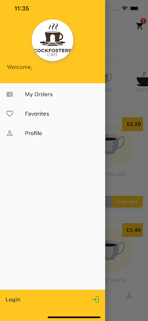 Cockfosters Cafe Screenshot 1