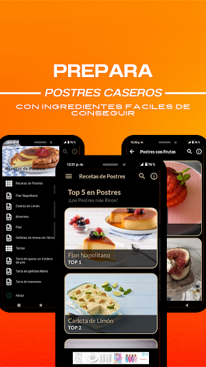Recetas de Postres Screenshot 2
