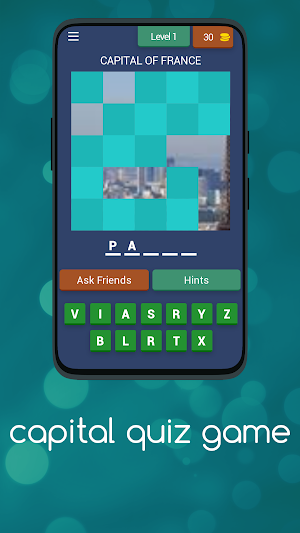Capital quiz game Screenshot 0