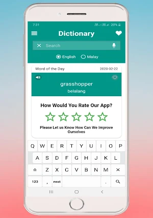 Malay Dictionary Screenshot 2