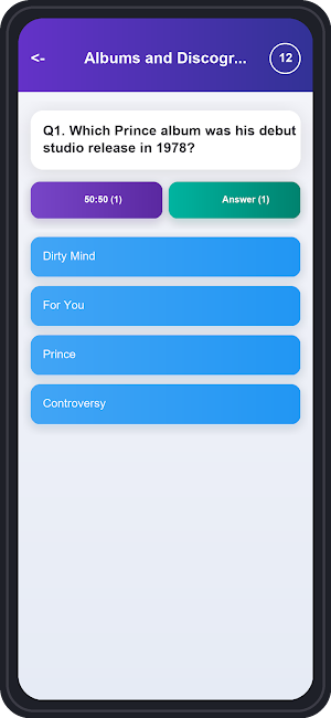 Prince Trivia Quiz Screenshot 3
