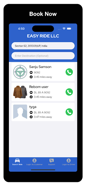 Easy Ride LLC Screenshot 2