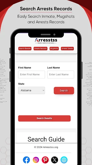 Arrest Records Public Search Screenshot 0