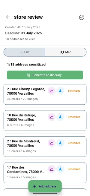 Appli Ambassadeurs Screenshot 2