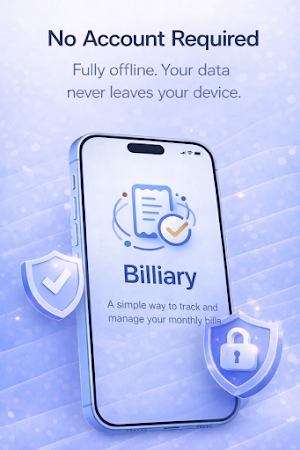 Billiary - Bill Tracker Screenshot 0