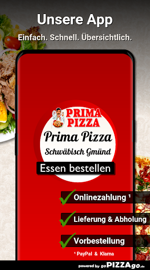 Prima Pizza Schwäbisch Gmünd Screenshot 0