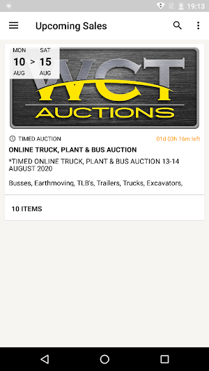 WCT AUCTIONS Screenshot 0