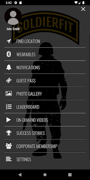 SOLDIERFIT Screenshot 2