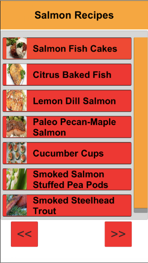 Salmon Recipes Screenshot 0