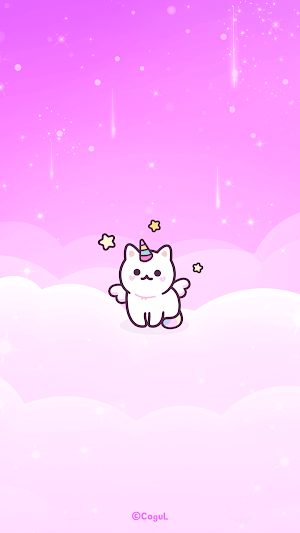 카카오톡 테마 - 매직 유니콘냥이 Screenshot 0