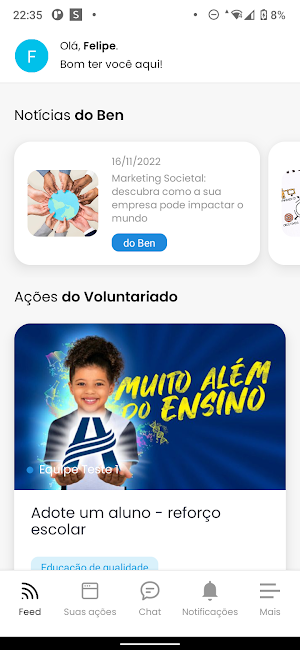 App do Ben Screenshot 0