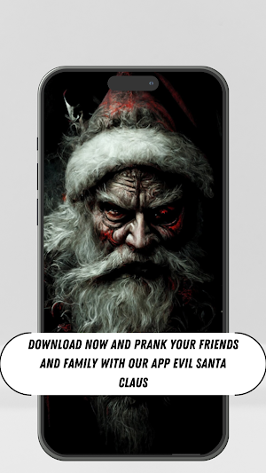evil santa claus video call Screenshot 2