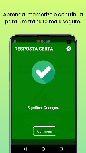 Quiz Legislação de Trânsito Screenshot 2