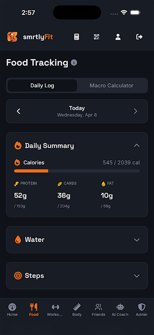 smrtlyFit Screenshot 3