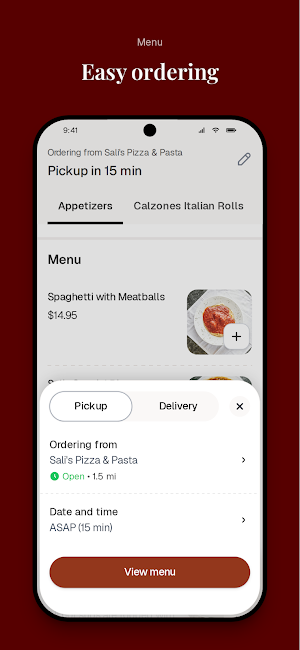 Sali's Pizza & Pasta Screenshot 2