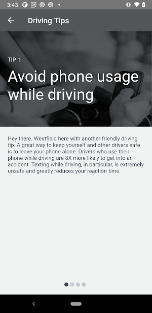Westfield MissionSafe Screenshot 2