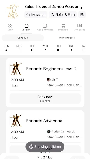 Salsa Tropical Dance Academy Screenshot 2